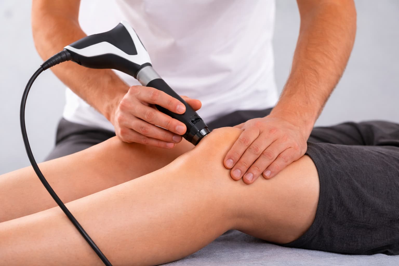 Shockwave therapy treatment for pain relief and injury recovery